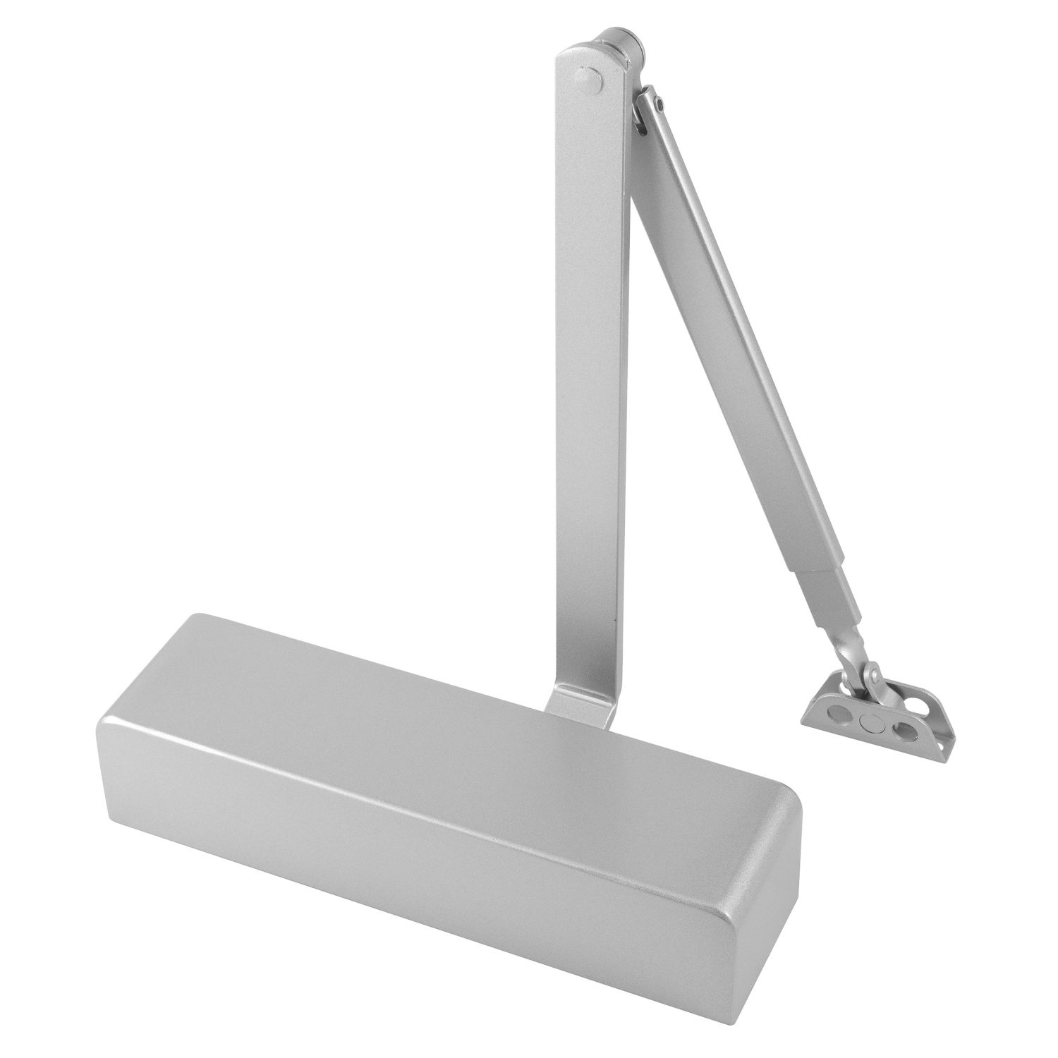 Smith & Locke 3-6 Series Fire Rated Overhead Door Closer Silver (535YW)