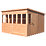 Shire Sunpent 10' x 10' (Nominal) Pent Shiplap Timber Shed