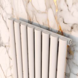 Flomasta  1800mm x 480mm 3339BTU White Vertical Designer Radiator
