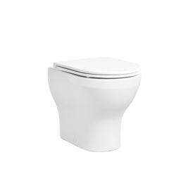 Brixton Soft-Close Standard Back-to-Wall Pan with Quick-Release Seat
