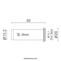Flomasta MDPE Pipe Inserts 20mm 10 Pack