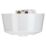 Knightsbridge  3-Pin Ceiling Rose Light Fitting White 3.38"