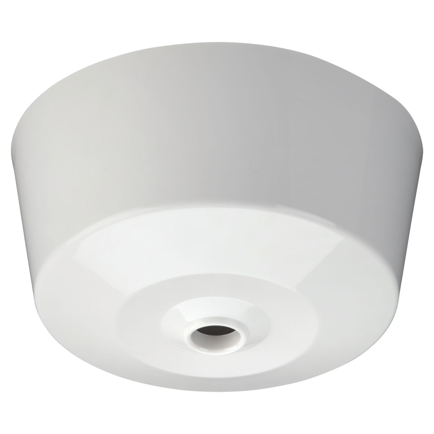 Knightsbridge 3-Pin Ceiling Rose Light Fitting White 3.38" (536CR)