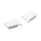 Crystal uPVC Sill-End Caps White 85mm 2 Pair