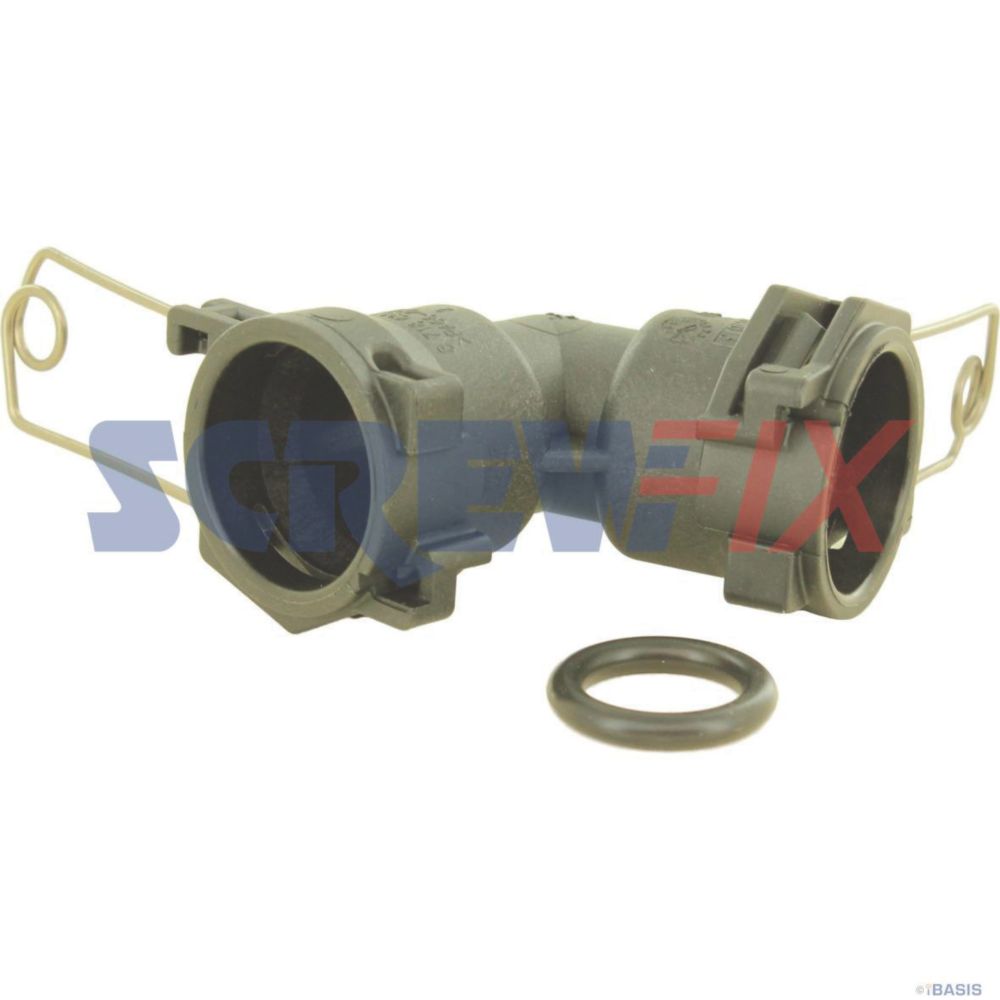 Eccentric Casting 871 ゴールデンウィーク価格 Worcester Bosch 8716117063 ELBOW HEAT EXCHANGER FLOW ASSEMBLY