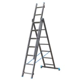 Mac Allister  Aluminium 4m Combination Ladder