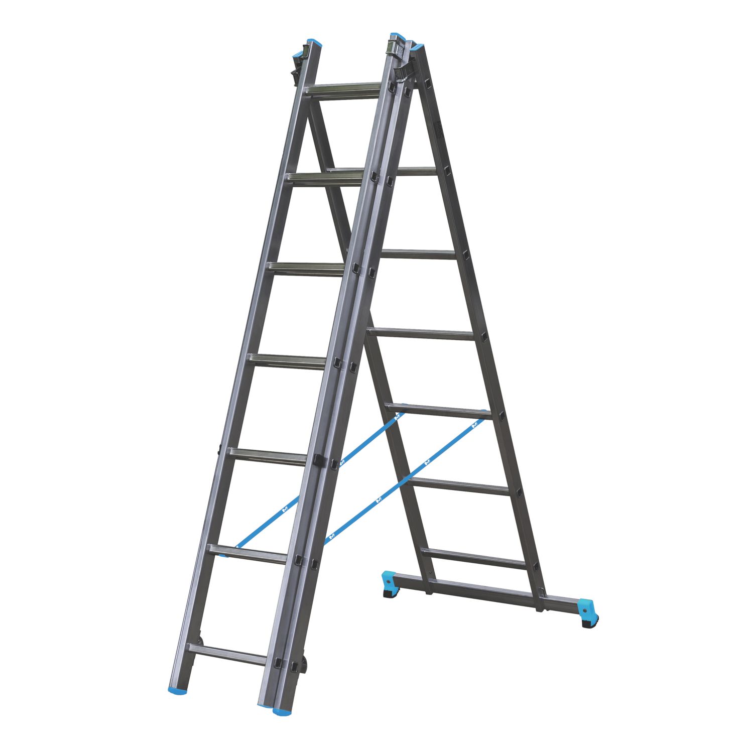 Mac Allister Aluminium 4m Combination Ladder (536HG)