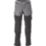 Mascot Customized Work Trousers Stone Grey/Black 36.5" W 32" L