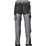 Mascot Customized Work Trousers Stone Grey/Black 36.5" W 32" L