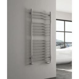 Reina 1200mm x 350mm 1526BTU Stainless Steel Flat Designer Towel Radiator