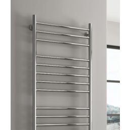 Reina 1200mm x 350mm 1526BTU Stainless Steel Flat Designer Towel Radiator