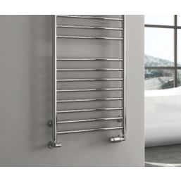 Reina 1200mm x 350mm 1526BTU Stainless Steel Flat Designer Towel Radiator