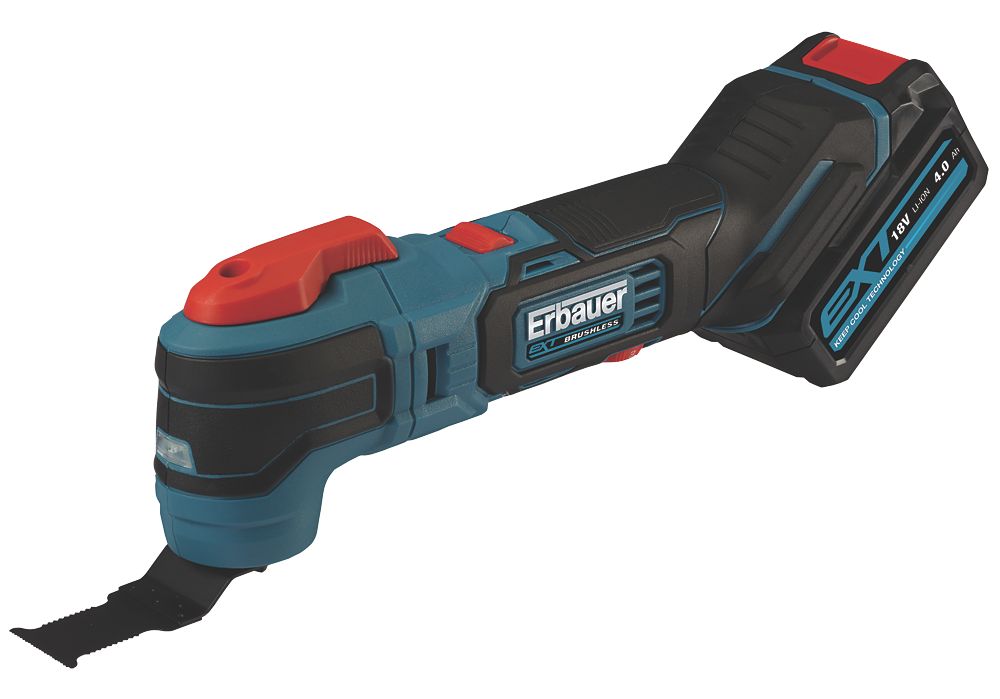 Refurb Erbauer EMT18LiQC 18V 1 x 4.0Ah LiIon EXT Brushless Cordless