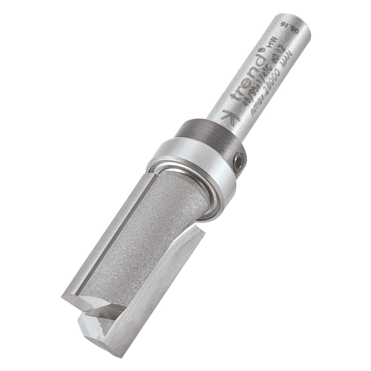 Trend 46/95X1/4TC 1/4" Straight Router Cutter 12.7mm x 25.4mm (536PX)