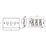 Knightsbridge  3-Gang 2-Way LED Intelligent Dimmer Switch  Pearl