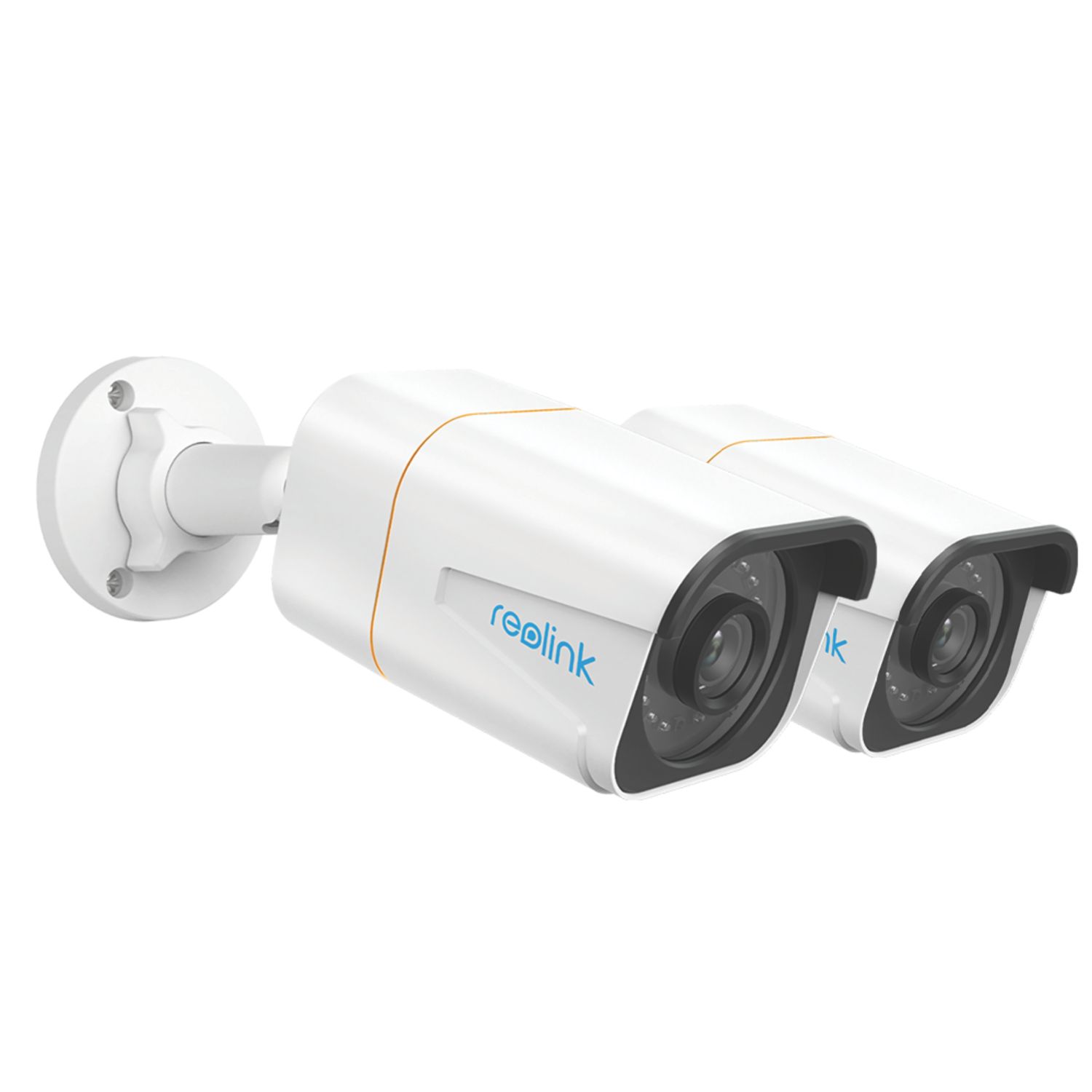 Reolink NVC-B10M2PK White Wired 4K Indoor & Outdoor Bullet Add-On Cameras 2 Pack (536RC)