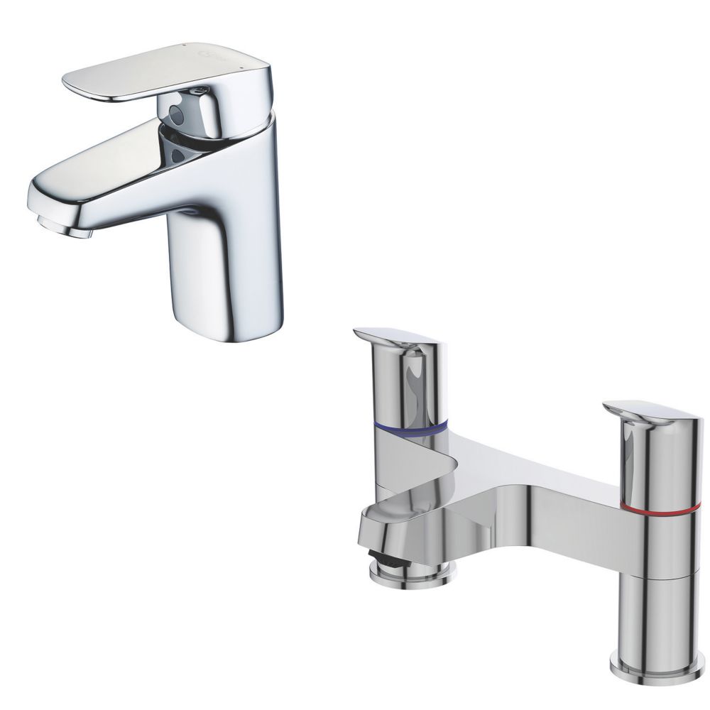 Ideal Standard Ceraflex Basin Mixer & Bath Filler Tap Pack