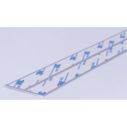 Splashwall Jointing Plate Matt Silver 750mm x 4mm