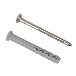 Rawlplug R-FX-N A2 Nylon Hammer-In Fixings 6mm x 45mm 100 Pack