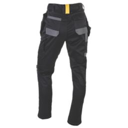 CAT Essentials Stretch Knee Pocket Trousers Black 30" W 32" L