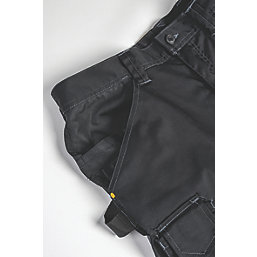 CAT Essentials Stretch Knee Pocket Trousers Black 30" W 32" L