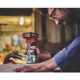 Einhell Professional TP-ET 18 Li BL 18V Li-Ion Power X-Change 6mm & 8mm Brushless Cordless Trim Router - Bare
