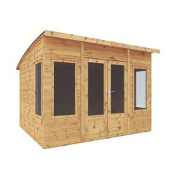 Mercia Helios  9' 6" x 7' 6" (Nominal) Pent Timber Summerhouse
