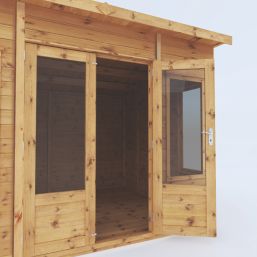 Mercia Helios  9' 6" x 7' 6" (Nominal) Pent Timber Summerhouse