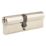 Union  6-Pin Euro Cylinder Lock 45-55 (100mm) Satin Nickel