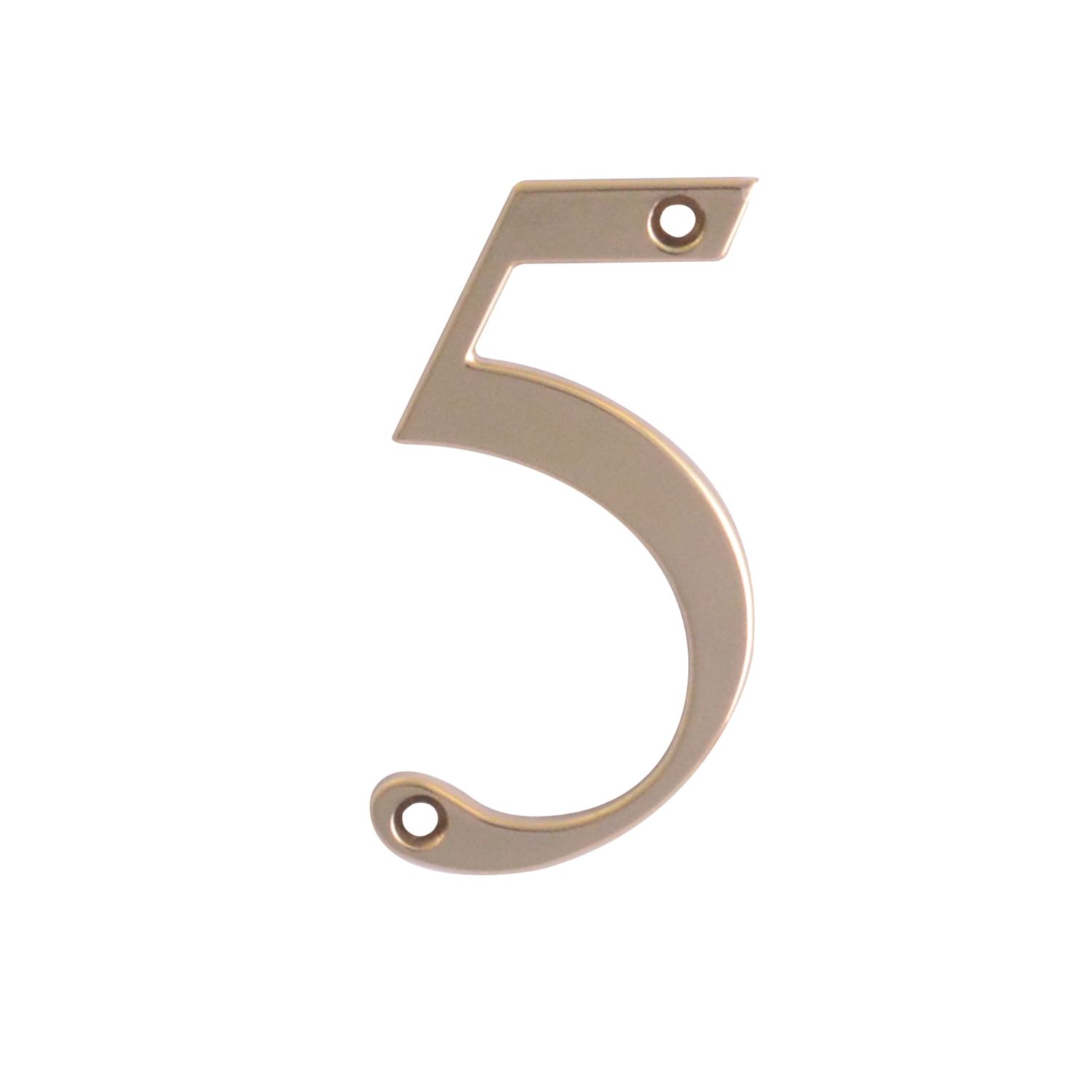 Fab & Fix Door Numeral 5 Gold 80mm (5377P)