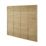 Forest Super Lap  Fence Panels Natural Timber 6' x 6' Pack of 9
