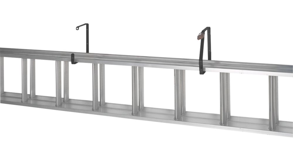 Mac Allister Lockable Ladder Storage Hooks - Screwfix