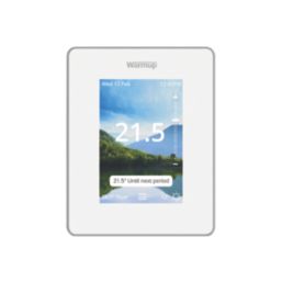Warmup Bright Porcelain 7iE Underfloor Heating Thermostat with Smartcare