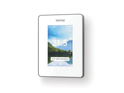 Warmup Bright Porcelain 7iE Underfloor Heating Thermostat