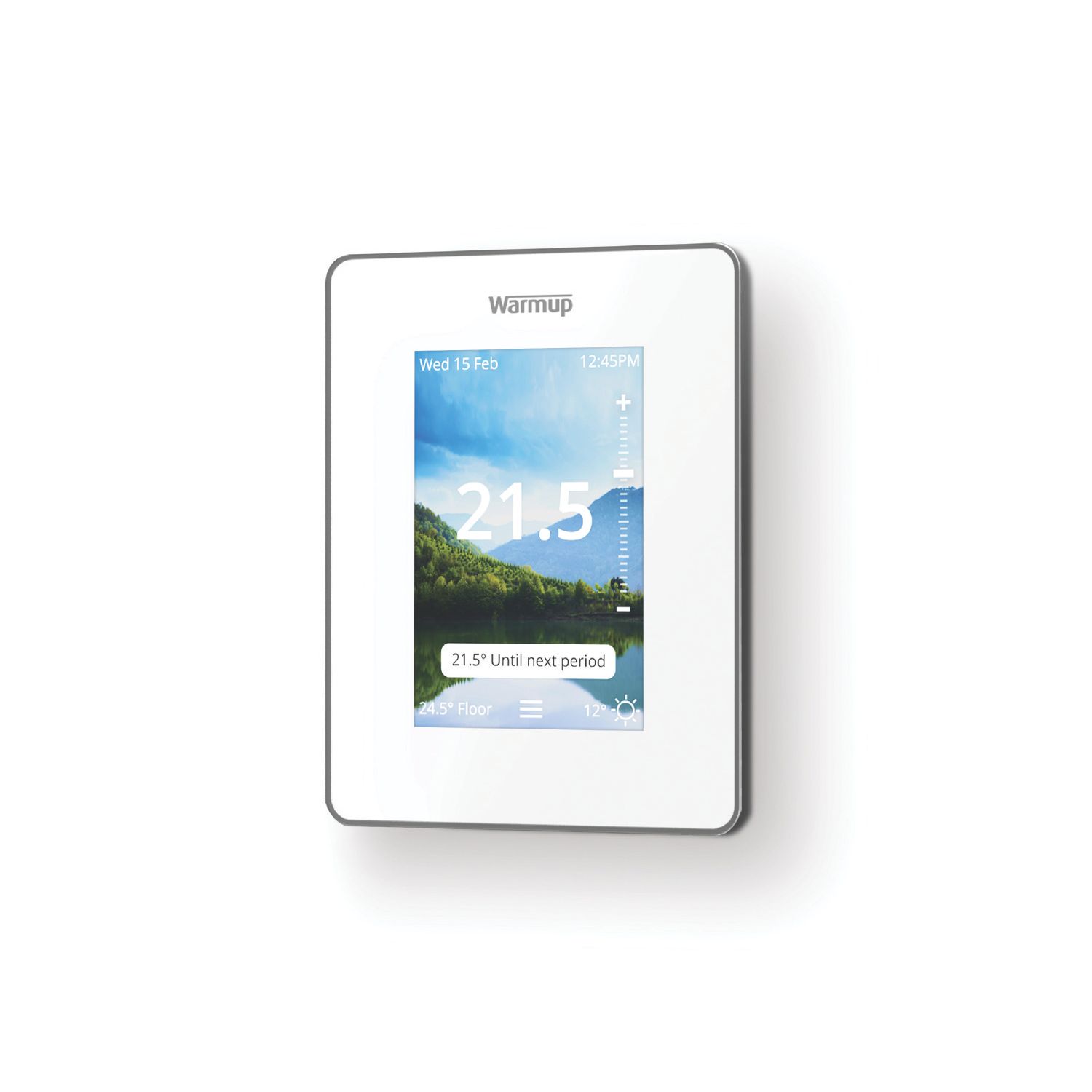 Warmup Bright Porcelain 7iE 7IE-01-BP-LC Underfloor Heating Thermostat (537AA)