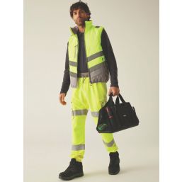 Regatta Hi-Vis Two-Tone Thermal Bodywarmer Yellow 2X Large 54.3" Chest