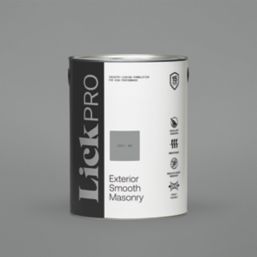 LickPro 5Ltr Smooth Grey 06 Masonry Paint