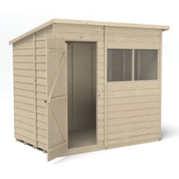 Forest  7' x 5' (Nominal) Pent Overlap Timber Shed