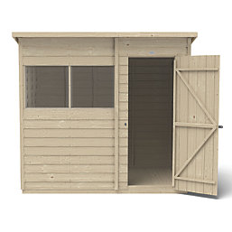 Forest  7' x 5' (Nominal) Pent Overlap Timber Shed