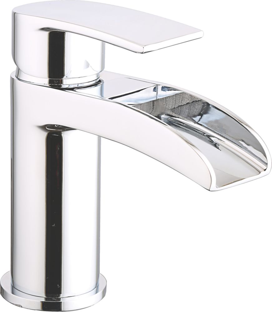 ETAL Water Mono Basin Mixer Tap Polished Chrome Screwfix