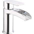ETAL Water Polished Chrome 135mm Cloakroom Lever Mono Basin Mixer Tap