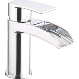 ETAL Water Polished Chrome 135mm Cloakroom Lever Mono Basin Mixer Tap