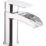 ETAL Water Polished Chrome 135mm Cloakroom Lever Mono Basin Mixer Tap