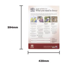 Essentials Health & Safety Law Poster 594mm x 420mm