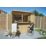Forest  6' x 3' (Nominal) Pent Shiplap Timber Bar & Garden Store