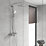 Grohe Euphoria SmartControl 260  HP Rear-Fed Exposed Chrome Thermostatic Shower System with Bath filler