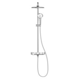 Grohe Euphoria SmartControl 260  HP Rear-Fed Exposed Chrome Thermostatic Shower System with Bath filler