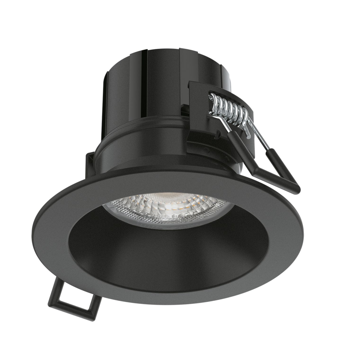 Collingwood DT4 Low Glare Fixed Fire Rated LED Downlight Black 4.3W 440-490lm (537YY)