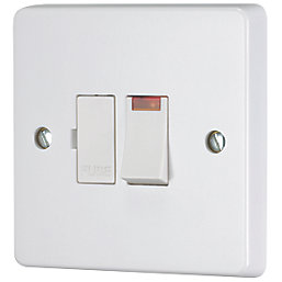 Crabtree Capital 13A Switched Fused Spur with Neon White