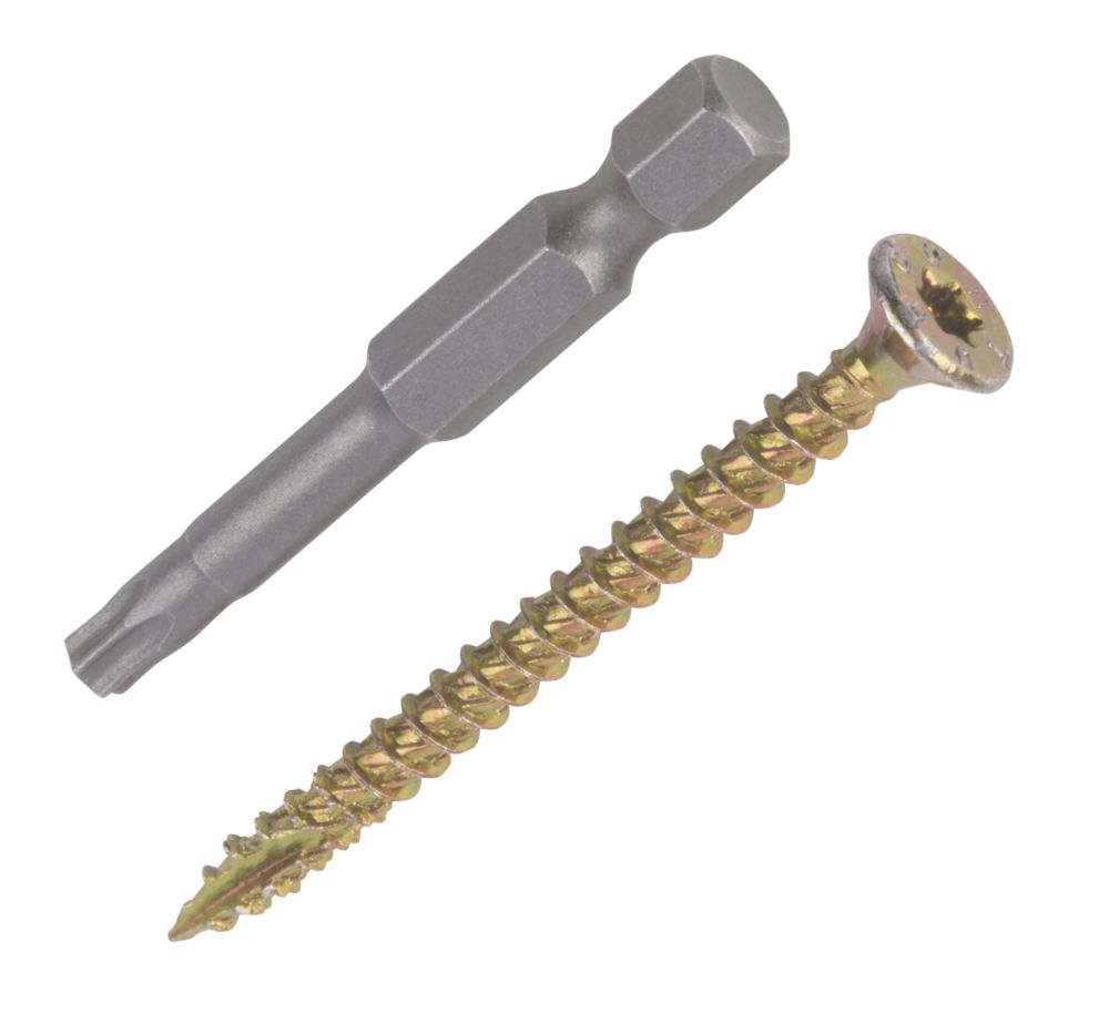 Turbo II TX DoubleCountersunk ThreadCutting Multipurpose Screws 6mm x